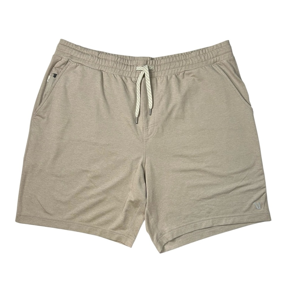 Vuori Ponto Shorts 7.5” DreamKnit Truffle Heather XXL